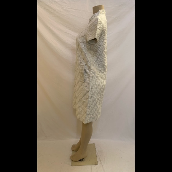 VTG Gale Mitchell Size Unknown Short Sleeve Full Zip Shift Dress - Picture 8 of 11
